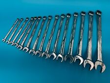New 15pc Snap-on 7mm - 22mm Metric Flank Drive Plus Combination Wrench Set Soexm