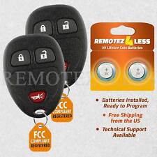 2 For Gmc Sierra 2007 2008 2009 2010 2011 2012 2013 Keyless Entry Remote Key Fob
