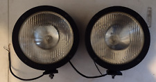 Pair Kc Hilites Daylighter 8 Inch Round Off-road Driving Lights Black
