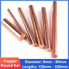 Copper Round Bar Rod Copper Bar Solid Copper Barcalibre 8-80mm Arbitrary Choice