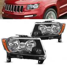 Fit For 2011-2013 Jeep Grand Cherokee Headlights Headlamps Set Leftright