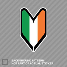 Irish Driver Badge Sticker Decal Vinyl Wakaba Leaf Soshinoya Ireland Irl Ie