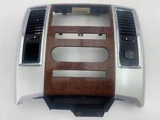  2011 - 2012 Dodge Ram 1500 2500 Front Dash Radio Trim Bezel Vent Silver Oem