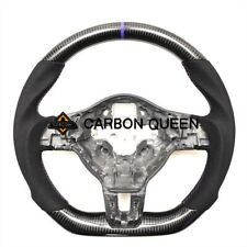 Real Carbon Fiber Steering Wheel For Vw Golf Mk6 Gti Jetta Wpurple Stripe