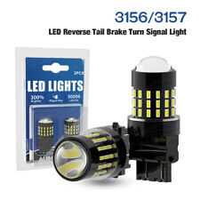 3157 3156 Led Turn Signal Light Bulbs White For Ford F250f350 Super Duty 2000-16