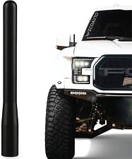 Ecoauto Short Antenna For Truck Anti Theft Degine 4inch Dodge Ford Black