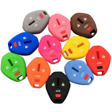 Fit Mitsubishi Lancer Mirage 4 Button Keyless Remote Key Fob Silicone Case Cover