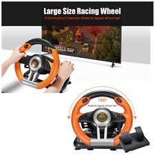 Racing Wheel With Pedals Usb Car Race Gaming Steering For Xbox Ps4 Nintendo Pc