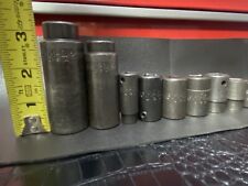Mix Mac Tool 9 Piece 38 And 12 Drive 6 Point Metric And Sae Impact Socket Set