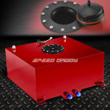 15 Gallon Red Coated Aluminum Racingdrifting Fuel Cell Gas Tanklevel Sender