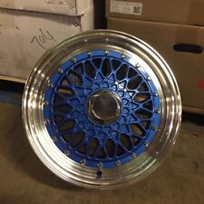 15 Rs Style Wheels Rims Blue Fits Honda Civic Prelude Insight Crx Accord
