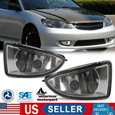 For 2004 2005 Honda Civic 2dr4dr Coupe Sedan Clear Fog Lights Wwiring Switch