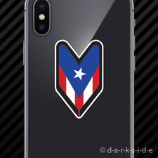 2x Puerto Rico Driver Badge Cell Phone Sticker Wakaba Rican Pr Leaf Soshinoya