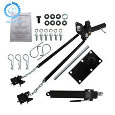 800 Lb Weight Distributing Hitch Kit Sway Control For Trailersteel Black