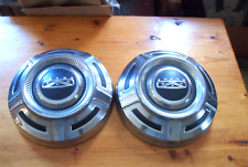 Oe Vintage Pair Of 67-72 Ford F250 12 Inch Stainless Dog Dish Caps Very Cherry