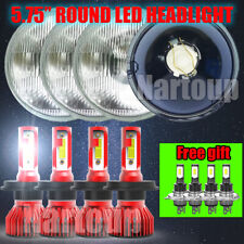 For Ford Galaxie 500 1962-1974 Dot 4pcs 5.75 5-34 Round Led Headlights Upgrade