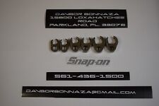 Snap-on 6pc 38 Drive 6-point Sae Flank Drive Flare Nut Crowfoot Wrench Set