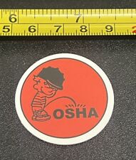 Pee On Osha Decal Sticker Funny Union Hard Hat Vinyl
