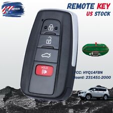 Keyless Smart Key Fob For Toyota Corolla 2019-2023 Remote Fob Hyq14fbn Unlocked
