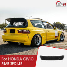 For Honda Eg Civic Hatch Back Rb Style Frp Unpainted Wide Body Rear Spoiler Wing