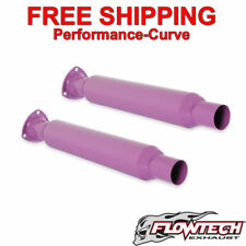 Flowtech Purple Hornies Glasspack Header Muffler 3 In 2.25 Out 50230flt