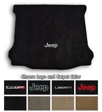 2002-2013 Jeep Liberty Velourtex Carpet Cargo Floor Mat - Choose Color Logo