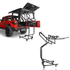 For 97-24 Jeep Wrangler Hard Top Lift Removal Cart Movable Holder Steel Made