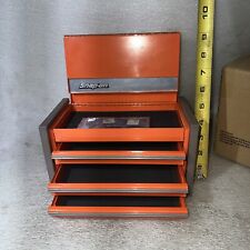 Snap-on Electric Orange Mini Micro Tool Box Top Chest - Kmc923apjk