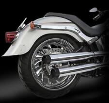 New Rcx Harley Deluxe Cross Bones 3.0 Muffler Blitz Black Tips Rcx-216c-19b
