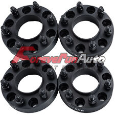 4pc 1.25 6x135 Black Hubcentric Wheel Spacers For Ford F-150 Raptor Expedition