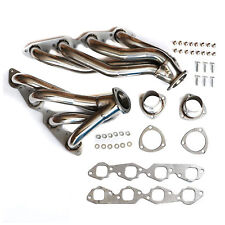 Stainless Steel Shorty Headers For Chevy 396 402 427 454 502 Bbc Camaro Chevellu