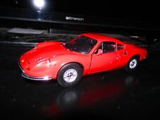 Anson Ferrari Dino 246 Gt Red 118 Scale Diecast Vehicle Car Toy Mint No Box