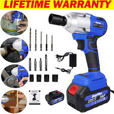 420nm Electric Impact Wrench 12 Brushless Rattle Gun Drill Tools Battery Tools