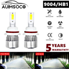9004 Led Headlight Super Bright Hb1 Bulbs Conversion Kit Highlow Beam 6000k