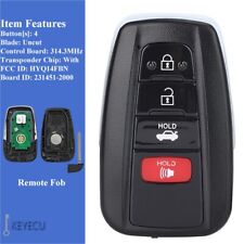 Smart Remote Key Fob Hyq14fbn 231451-2000 For Toyota 2019 2020 2021 2022 Corolla