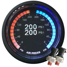 Airmaxxx Dual Oled Display 200 Psi Digital Pressure Air Gauge With 14 Tee