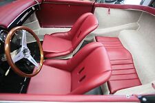 Porsche 356 Speedster Bucket Seat Covers Pair Red Vinyl