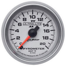 Autometer 4945 Ultra-lite Ii Egtpyrometer Gauge 2-116 In. Electrical