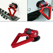 Universal Car Suv Red Triangle Track Racing Style Tow Hook Look Decoration Jdm