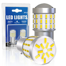 1156 Led Reverse Backup Light Bulbs Super Bright 6500k Canbus Error Free