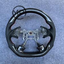 Real Carbon Fiber Flat Sport Steering Wheel For Acura Tl 2004 - 2006
