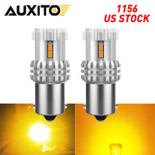 Auxito 1156 7506 Ba15s Led Turn Signal Light Bulbs Canbus Anti Hyper Flash Amber