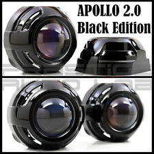 2x Black Apollo 2.0 Flat Hid Led Retrofit Projector Shroud 2.5 3 Projectors