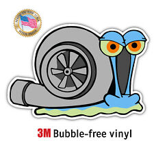 Cartoon Snail Turbo Car Suv Truck Funny Jdm Window Bumper Vinyl Decal Sticker