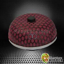 2.563.5 Mm Red Mushroom Style Washable High Flow Mesh Cold Air Intake Filter