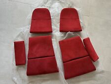 Porsche Gt3 Rs4.0 Gt2rs 997 Oem Red Alcantara Seat Inserts For Carbon Buckets