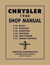 1940 Chrysler Shop Manual