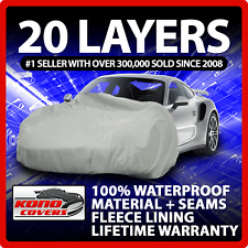 20 Layer Car Cover Fleece Lining Waterproof Soft Breathable Indoor Outdoor 17239