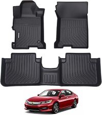 Fit 2013 2014 2015 2016 2017 Honda Accord Floor Mats All Weather 3d Tpe Liners