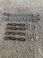 Custom Sized Tire Chain Extenders 2- Cross Chains 4- Side Chain 4-quick Links